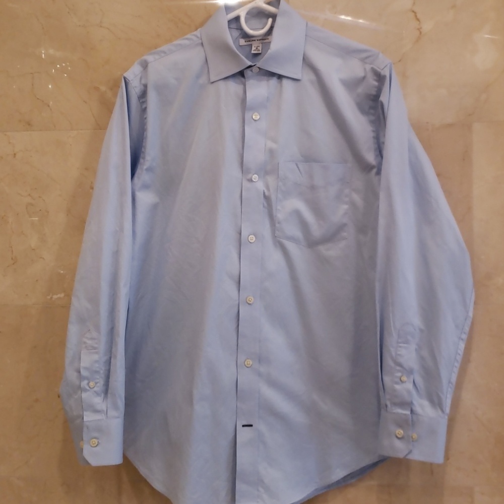 Banana Republic Light Blue Slim Fit Dress Shirt
